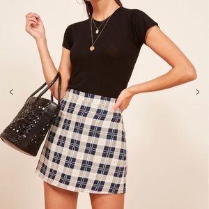 Reformation Stratford Skirt - Tartan NWT